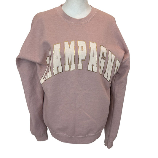 Project Social T LA Champagne Pullover Sweatshirt Womens Size Small / Medium