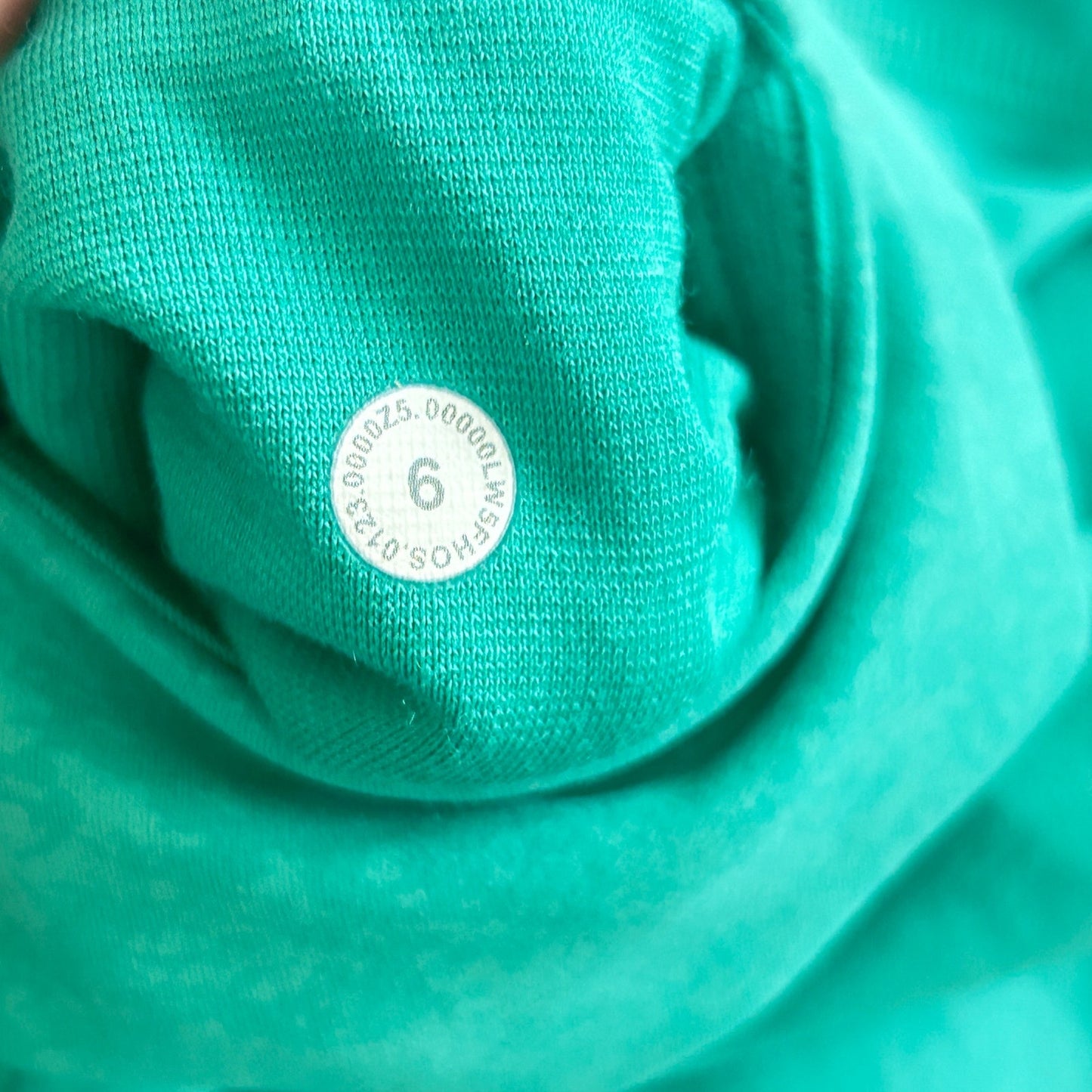 Lululemon Green Wunder Train High Rise Tight With Pockets 26" Womens Size 6