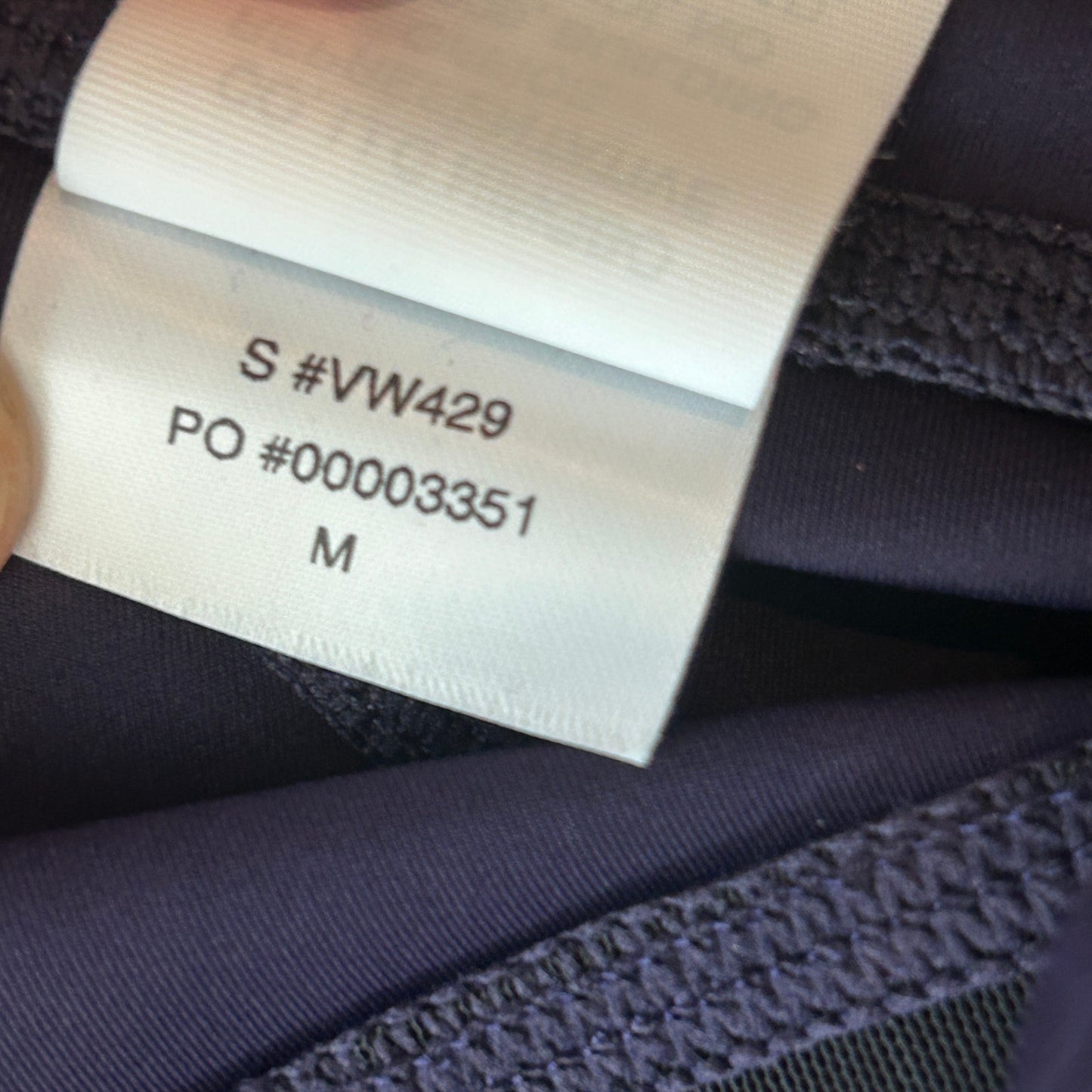 Vuori Stride Legging Navy Blue VW429 Womens Size Medium