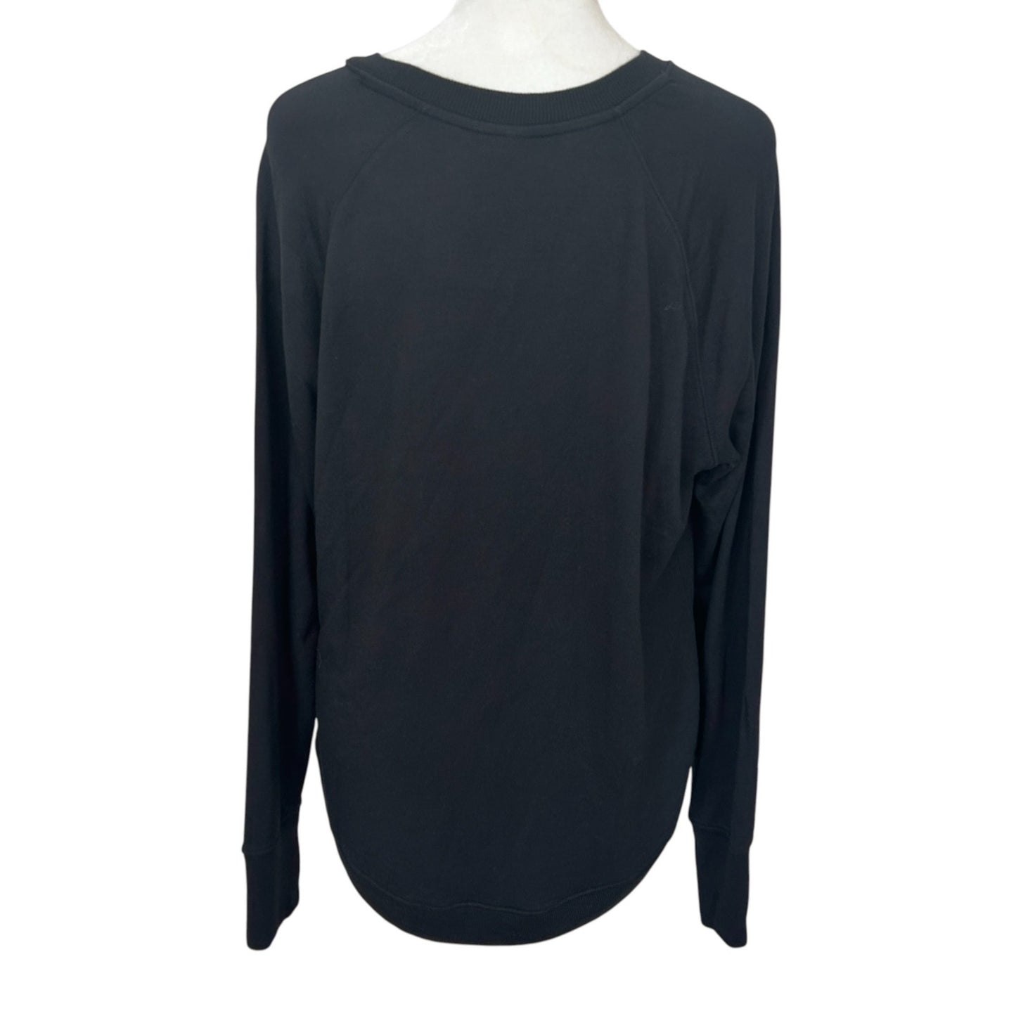Athleta Black Mindset Pullover Sweatshirt Womens Size Medium