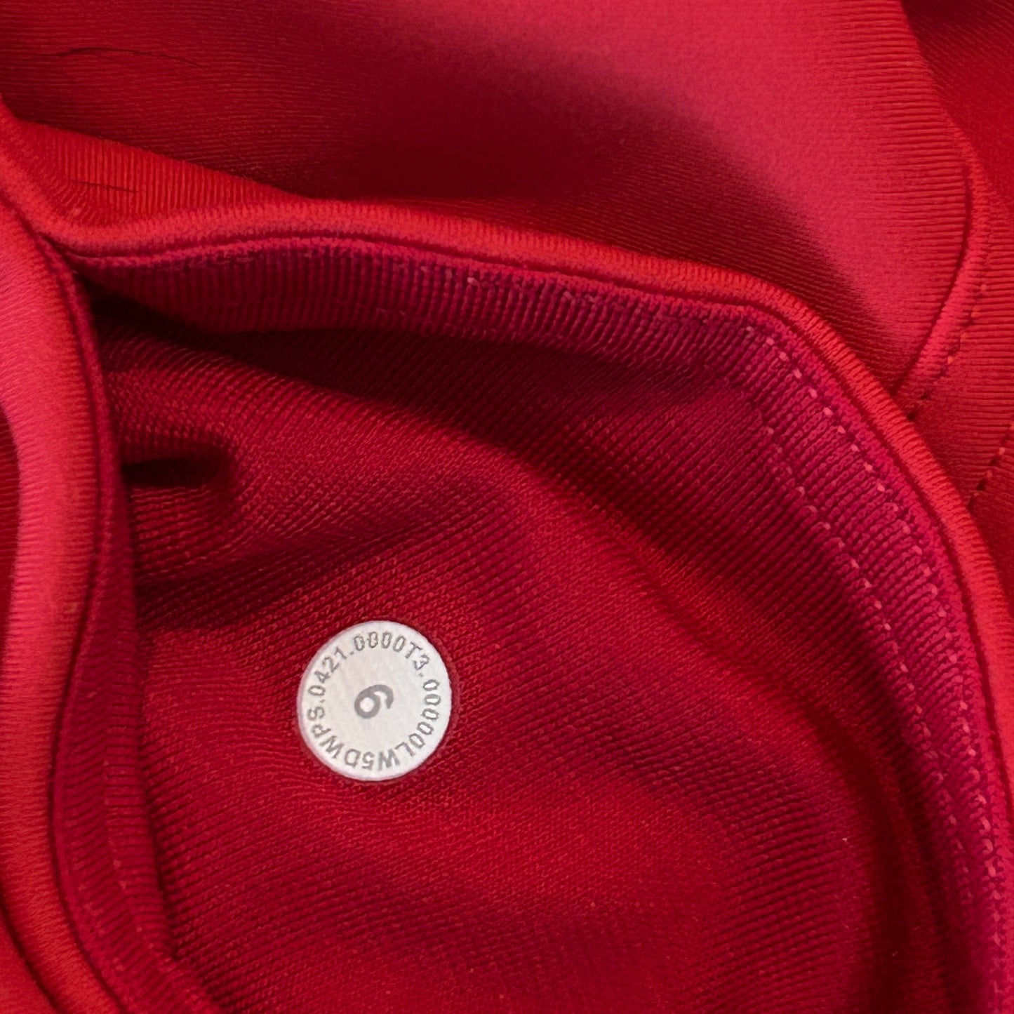 Lululemon Red Align High Rise 25" Leggings Womens Size 6 LW5DWPS