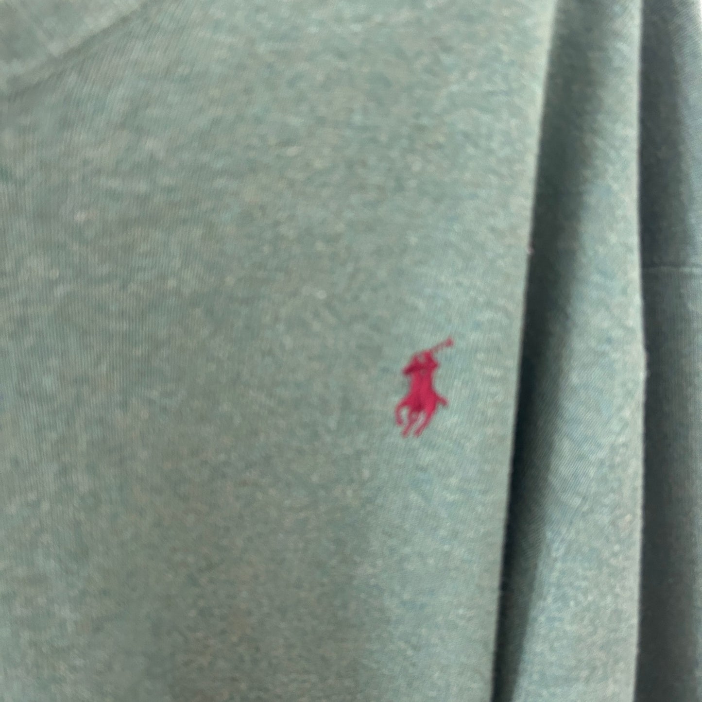Polo Ralph Lauren Army Green Pima Cotton V-Neck Sweater Mens Size XXL