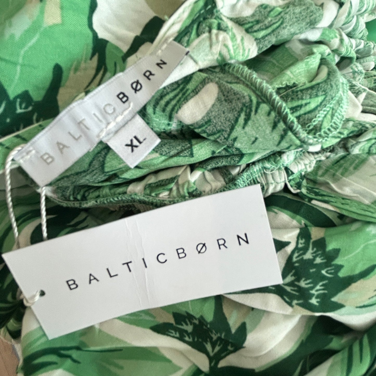 Baltic Born Green Floral Print Byron Jumpsuit Womens Size XL New With Tags