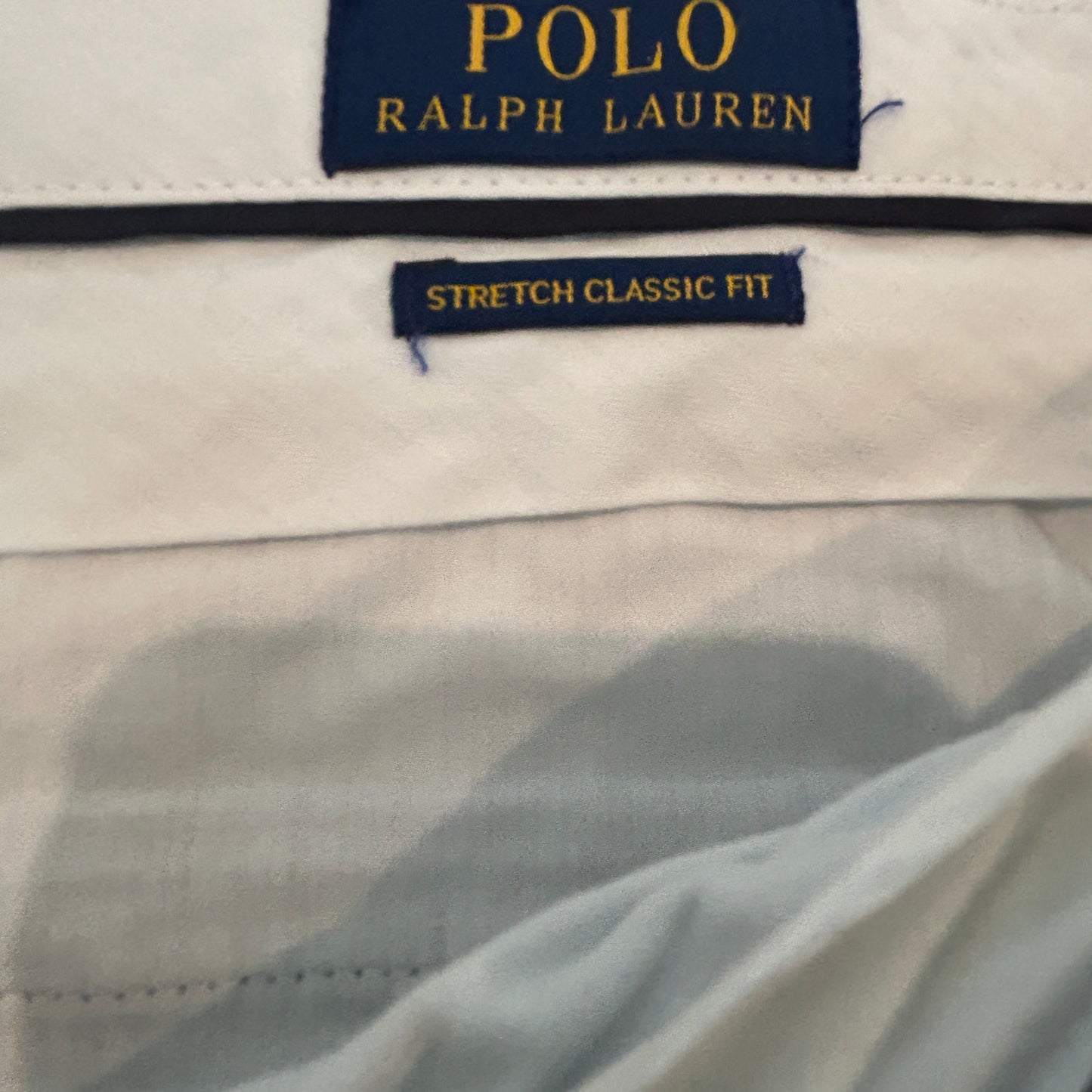 Polo Ralph Lauren Navy Blue Stretch Classic Fit Chino Pants Mens Size 38 x 32