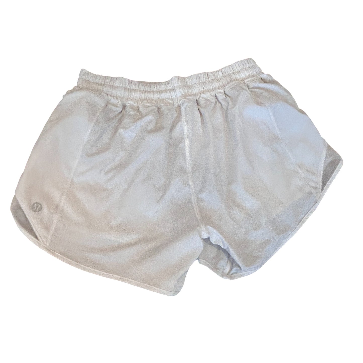 Lululemon White Hotty Hot High-Rise Lined Short Womens Size 6