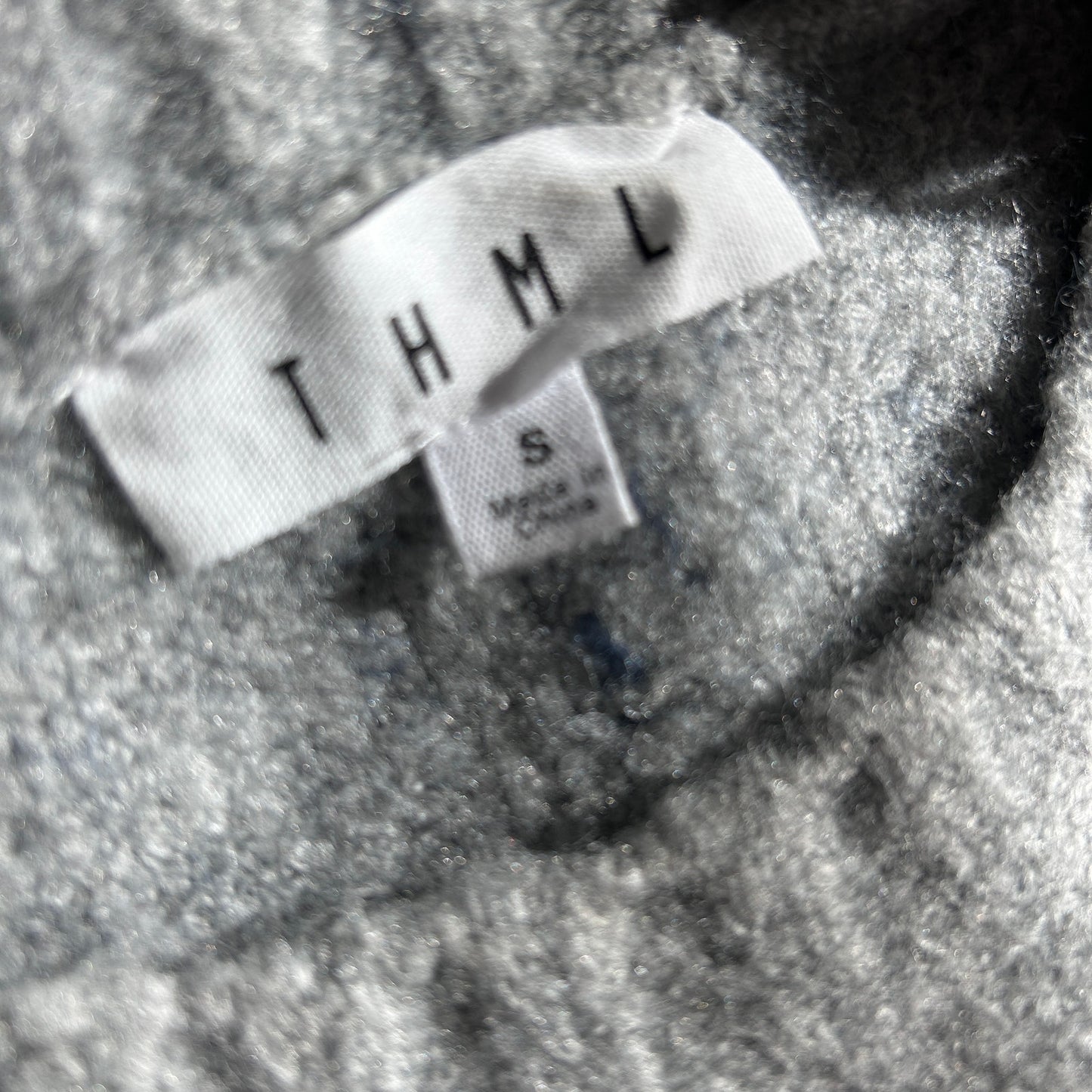 THML Gray, Blue, Tan Fringed Long Sleeve Pullover Sweater Womens Size Small