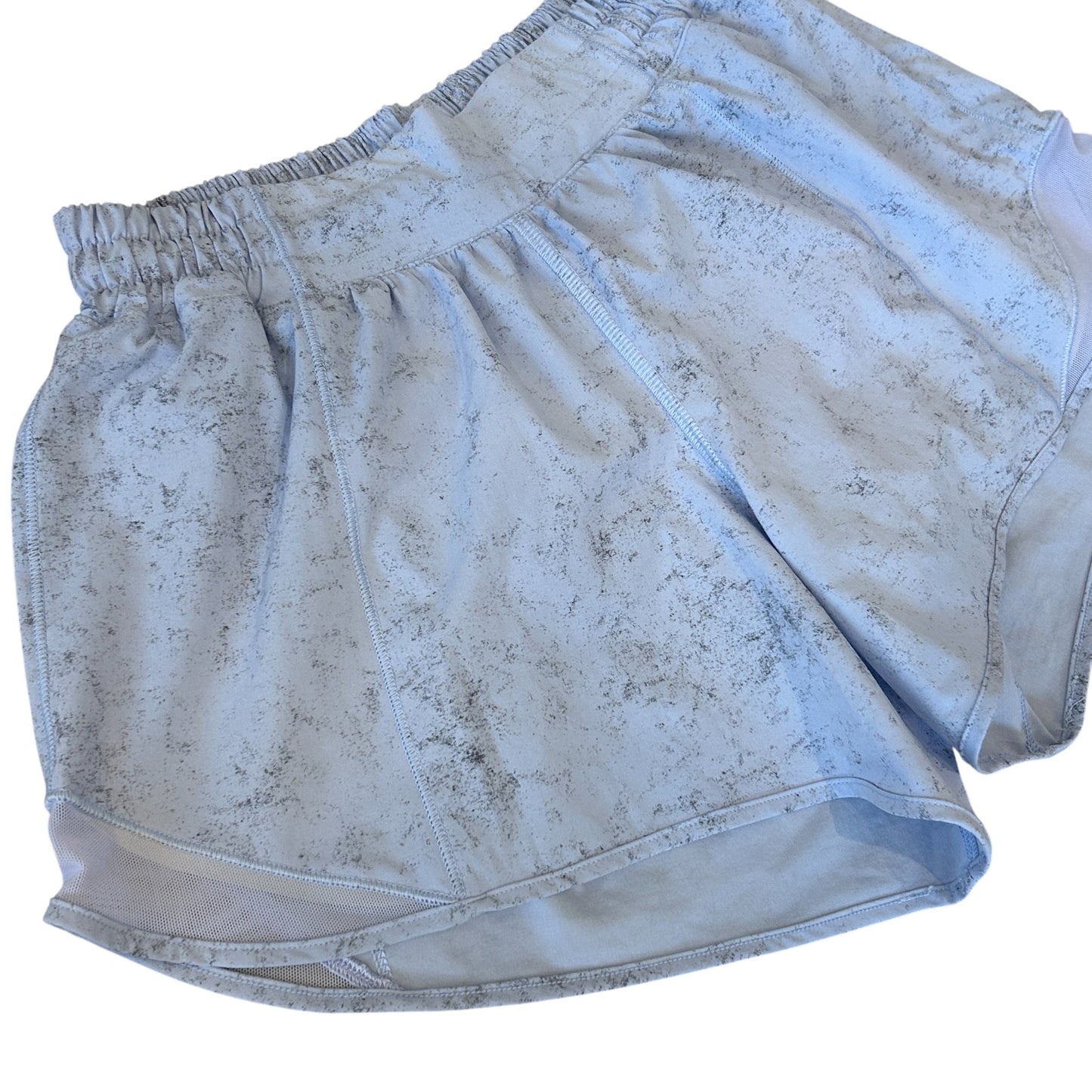 Lululemon Light Purple and Gray Hotty Hot High-Rise Lined Short Womens Size 6