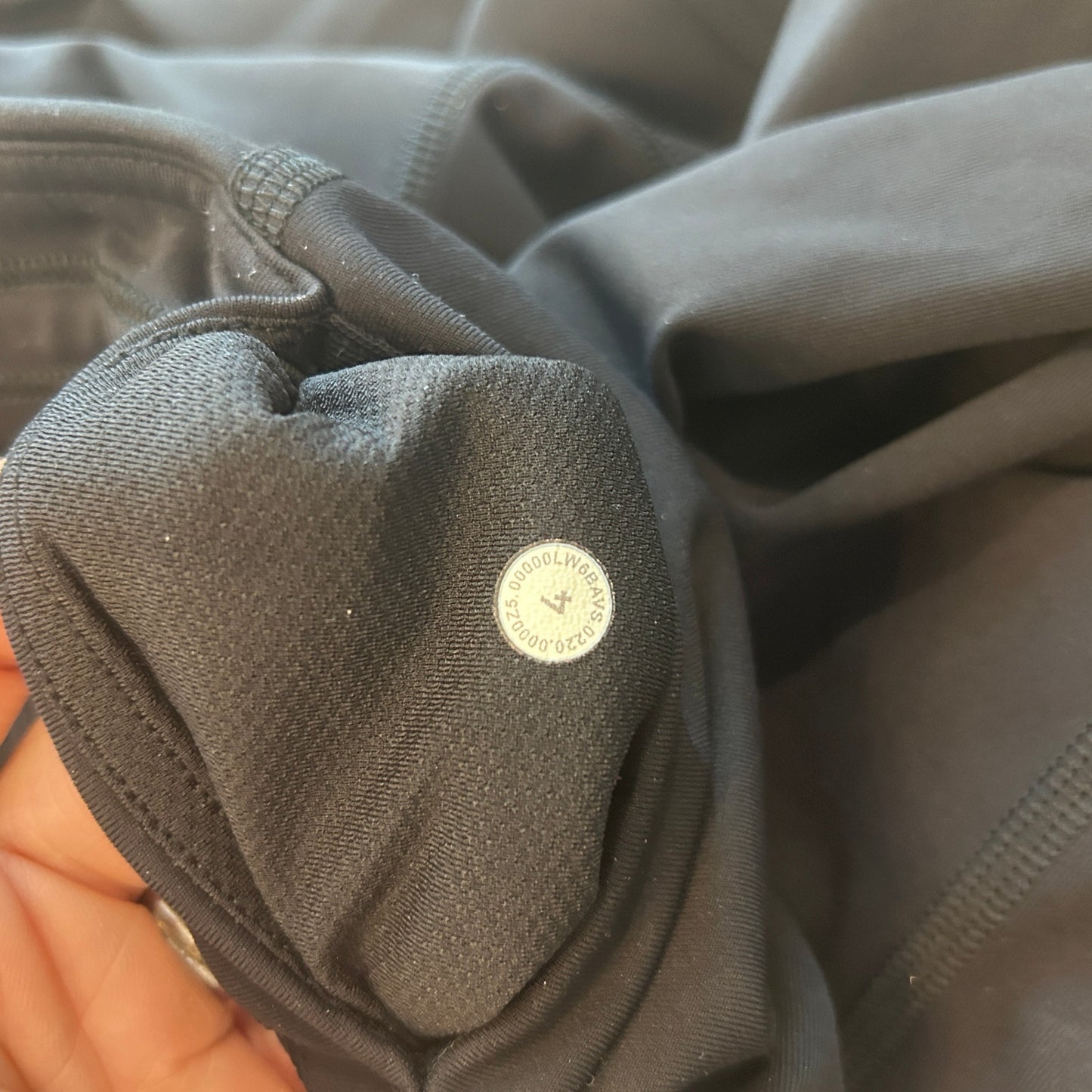 Lululemon Black Align High-Rise 24" Leggings Side Pockets Womens Size 4