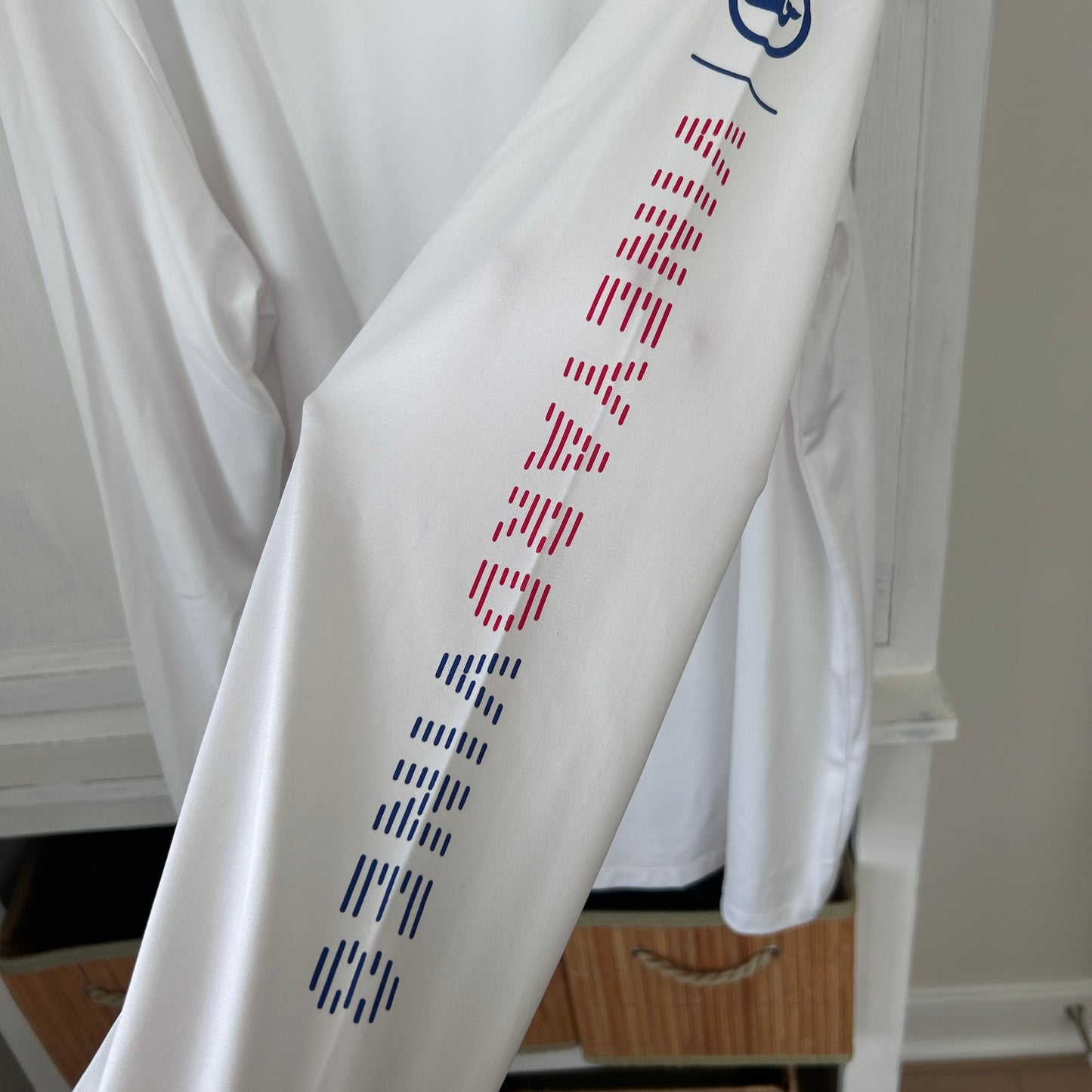 Vineyard Vines NWT Performance White Long Sleeve Tee Americana Mens Size Large