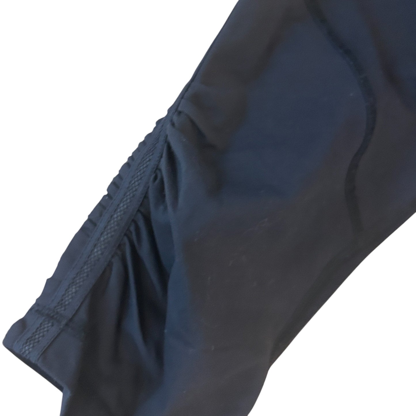 Lululemon Black 19" Cropped Leggings Side Ruching Womens Size 4