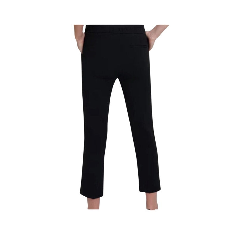 Theory Black Treeca Pull On Pants Soft Crunch Linen Blend Womens Size 00