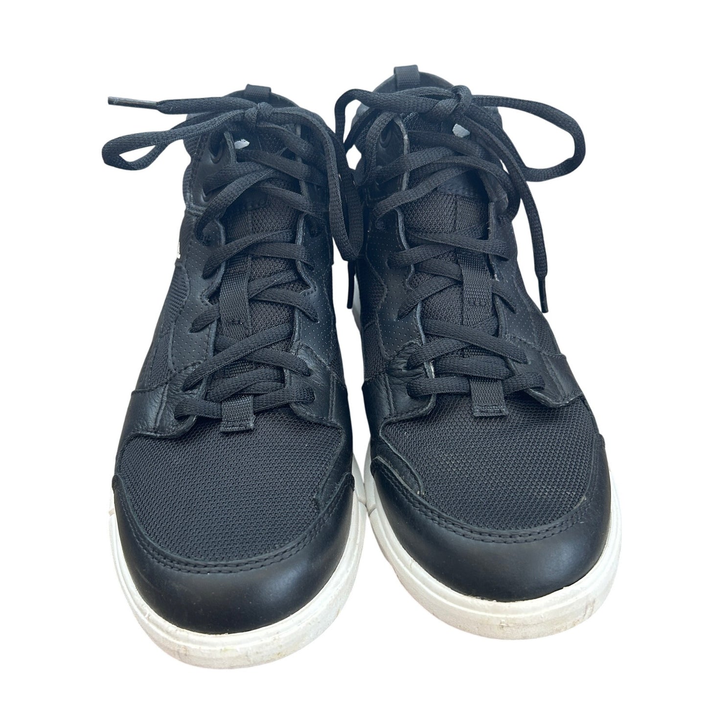 Sorel Explorer II Waterproof Mid Sneaker Black and White Womens Size 8.5