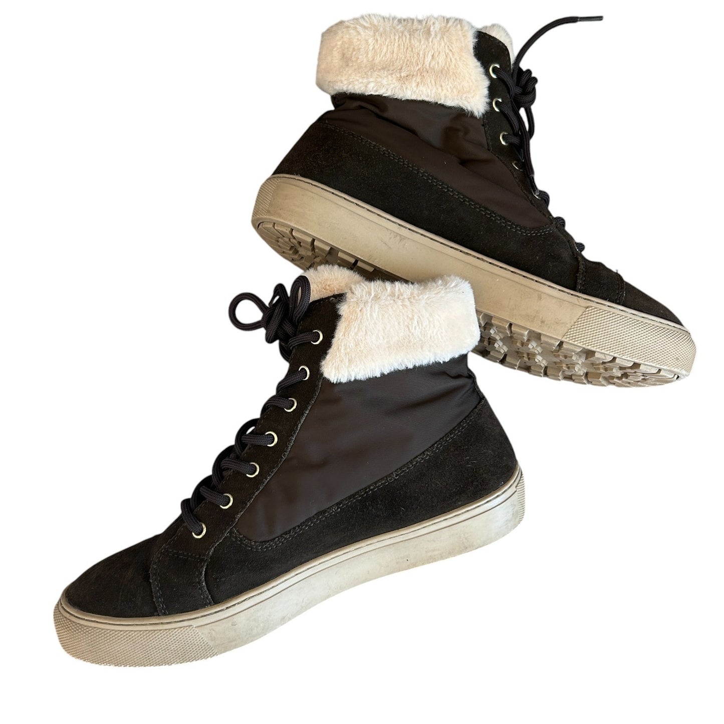 Cougar Waterproof Suede and Fur Lined Boots Sneaker Size Zipper Womens Size 9