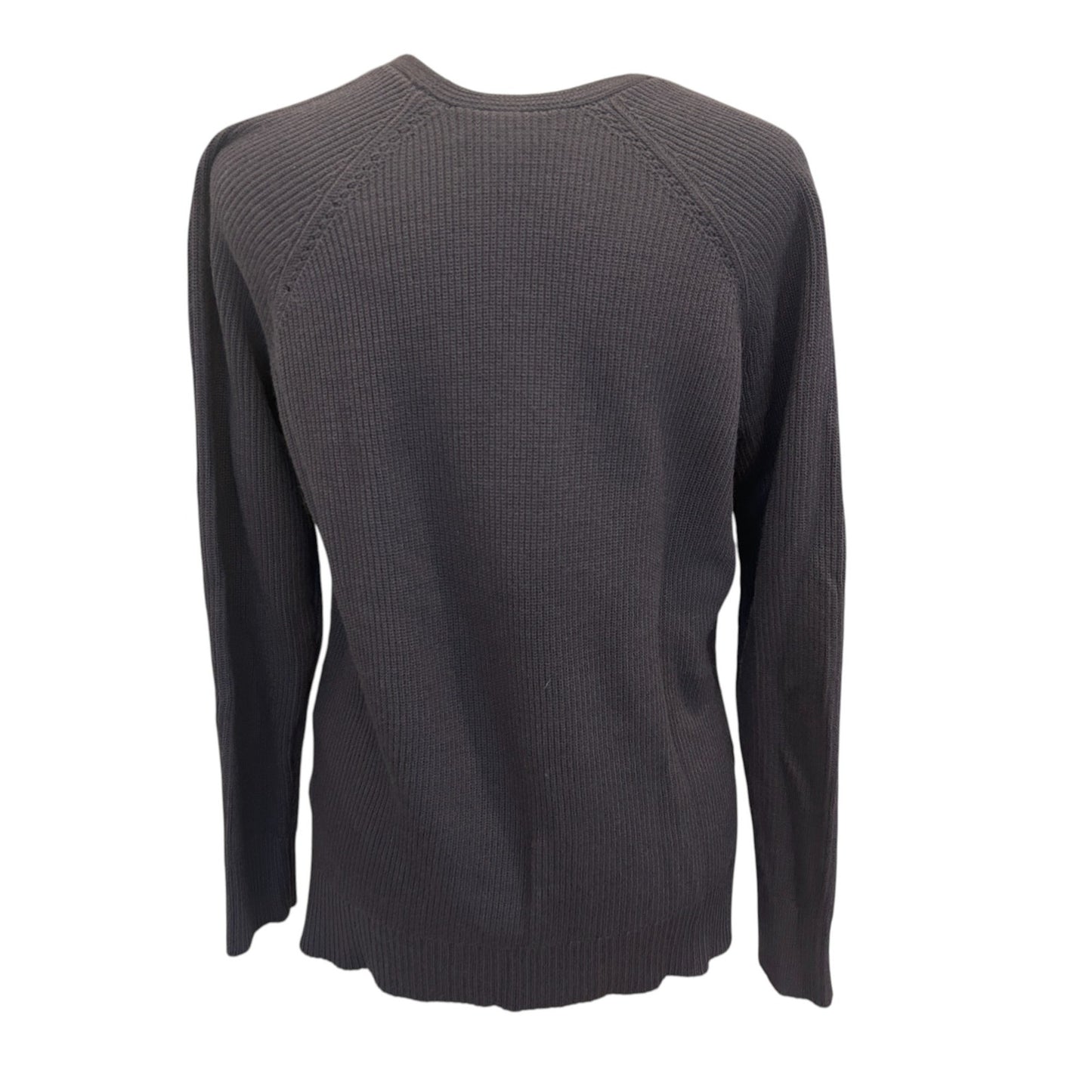 Athleta Gray Hanover Refined V-Neck Wood Blend Sweater Womens Size XXS