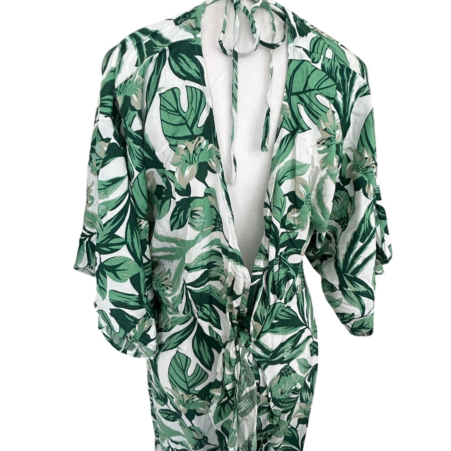 Baltic Born Green Floral Print Byron Jumpsuit Womens Size XL New With Tags