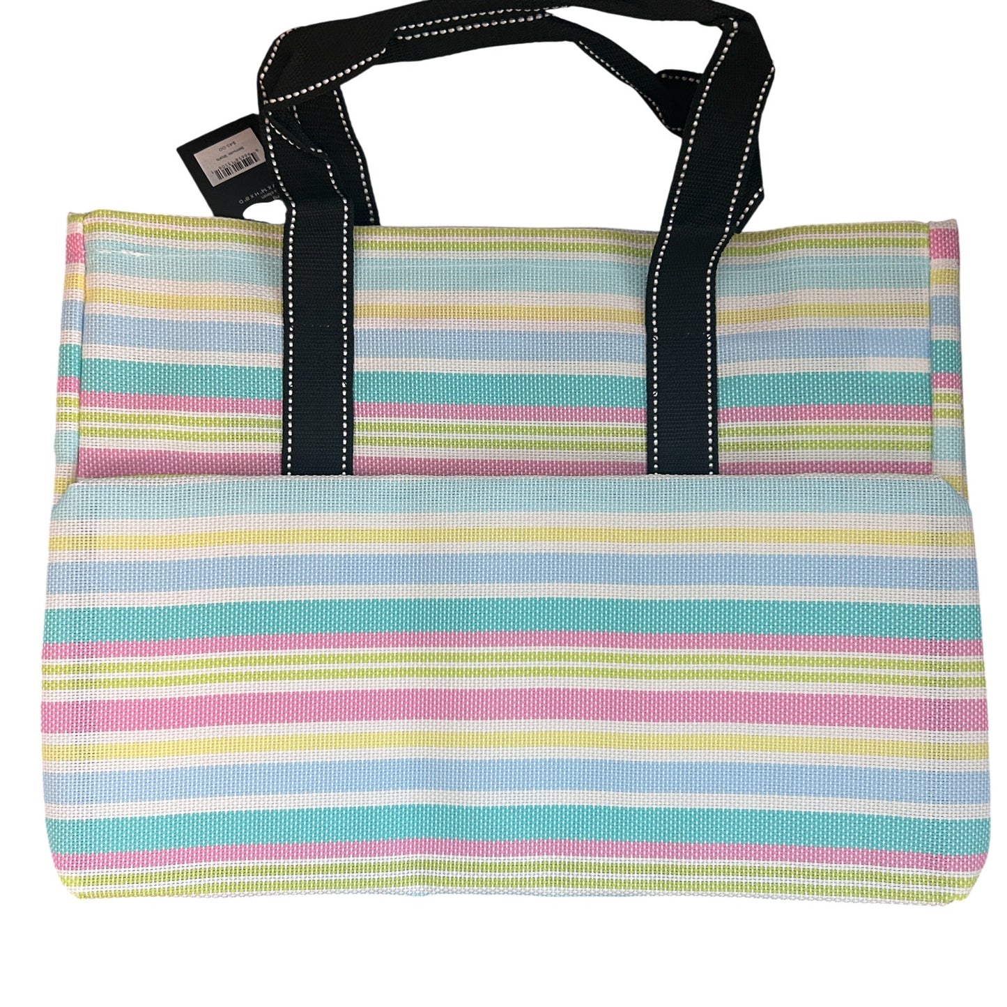 SCOUT Bags Roadtripper Open Top Tote Bag Bermuda Shorts Pastel Stripes NEW