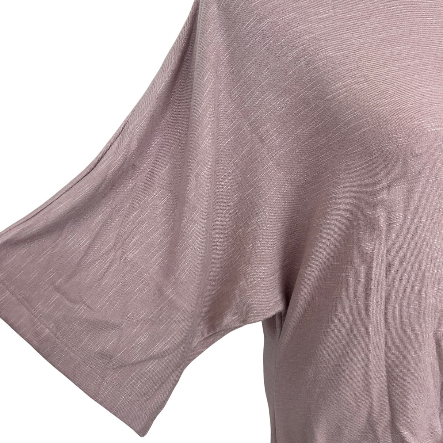 Daily Practice by Anthropologie Taupe Side-Twist Tee Dress Womens Size Large NEW