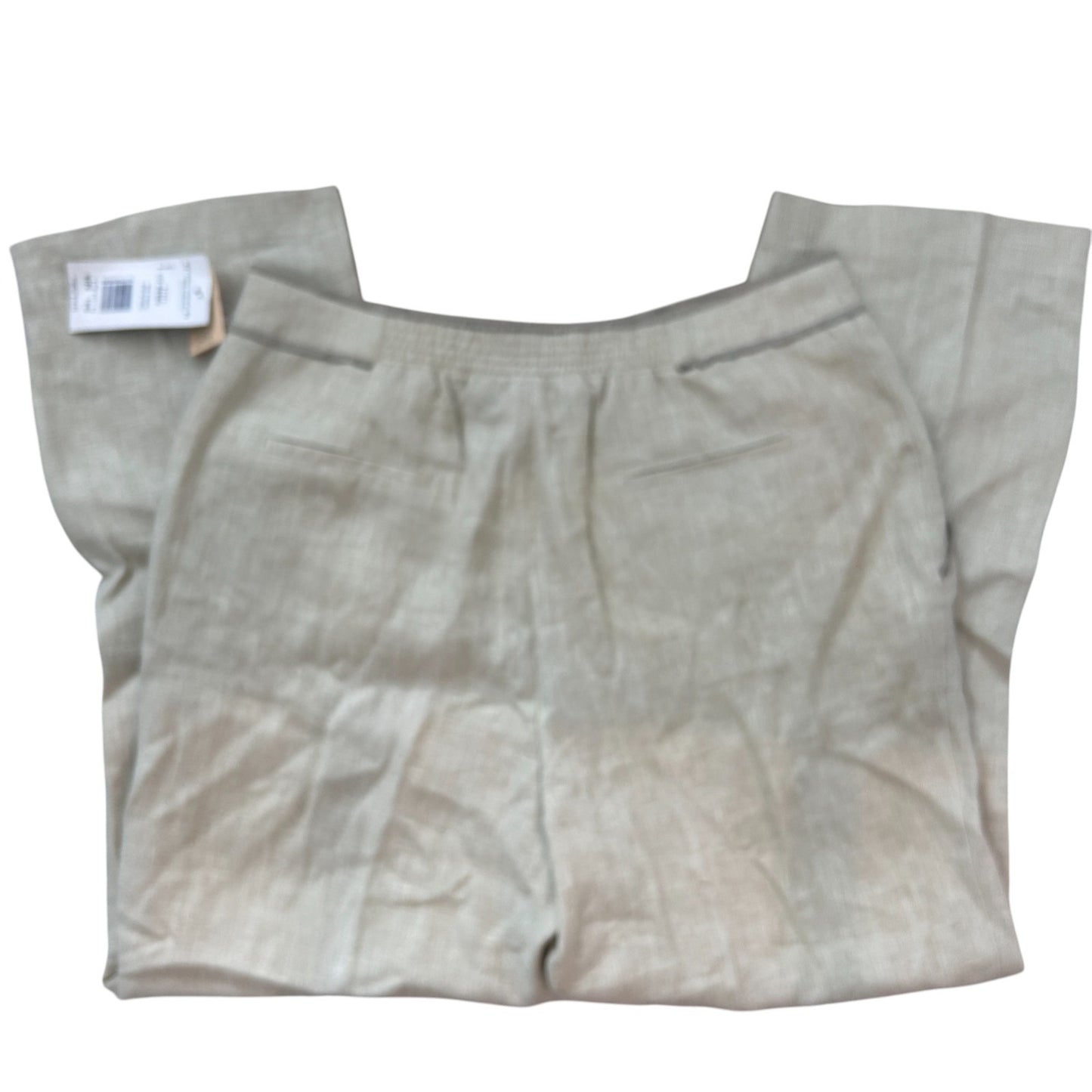 Harve Bernard Vintage Tan Linen Trousers Pants Womens Size 16 W NEW