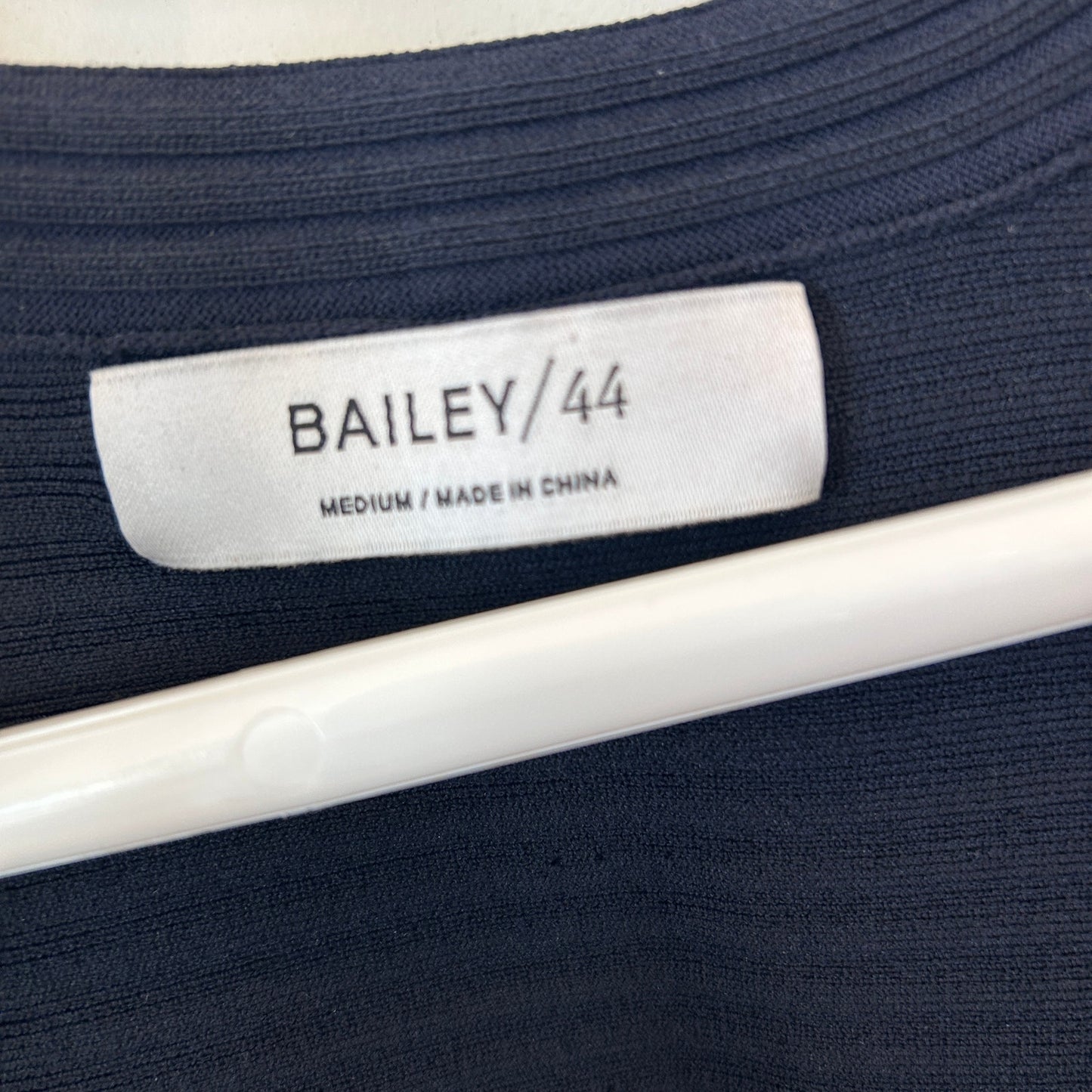 Bailey 44 NWT Navy Blue Deck Stretchy Ribbed Sweater Dress Womens Size Medium