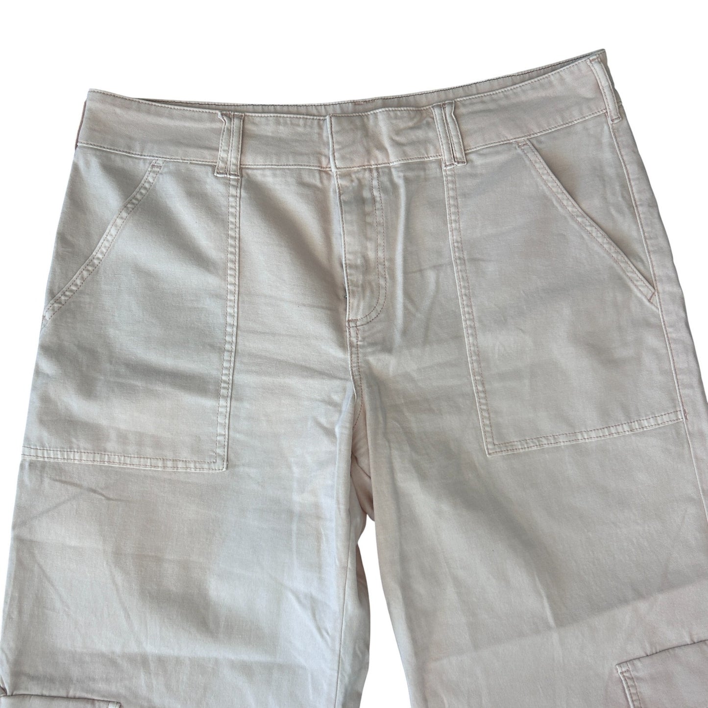 Pilcro Pale Light Pink Carpenter Style Wide Leg Pants Womens Size 32
