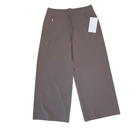 Athleta NWT Taupe Avenue Wide Leg Crop Pant Womens Size 4 P NEW