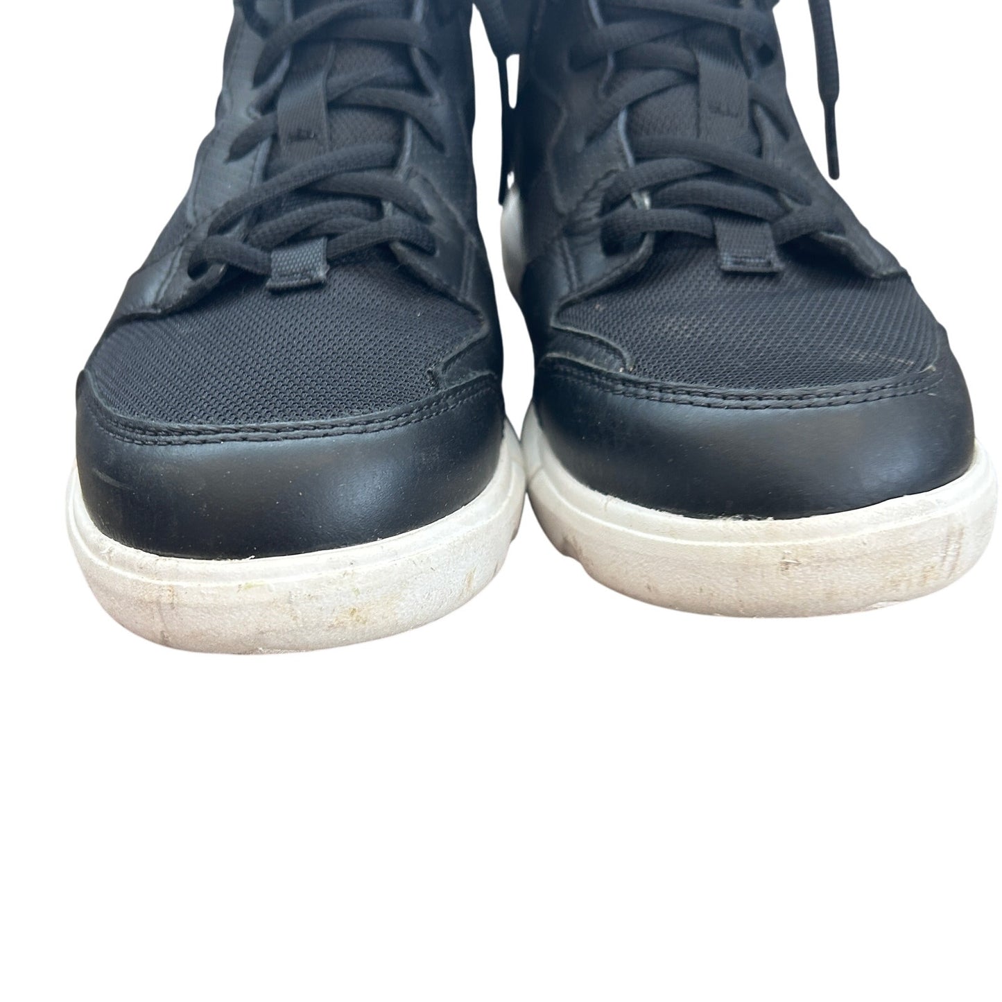 Sorel Explorer II Waterproof Mid Sneaker Black and White Womens Size 8.5