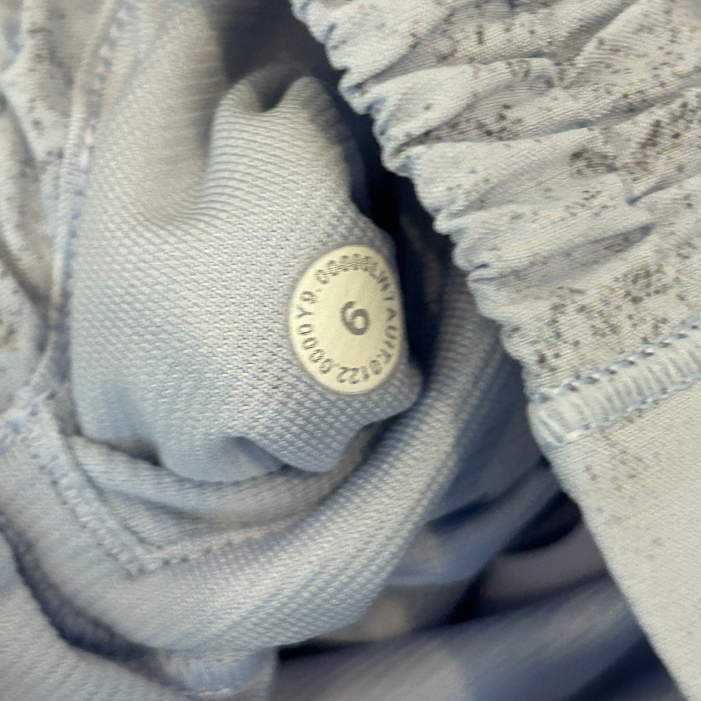 Lululemon Light Purple and Gray Hotty Hot High-Rise Lined Short Womens Size 6