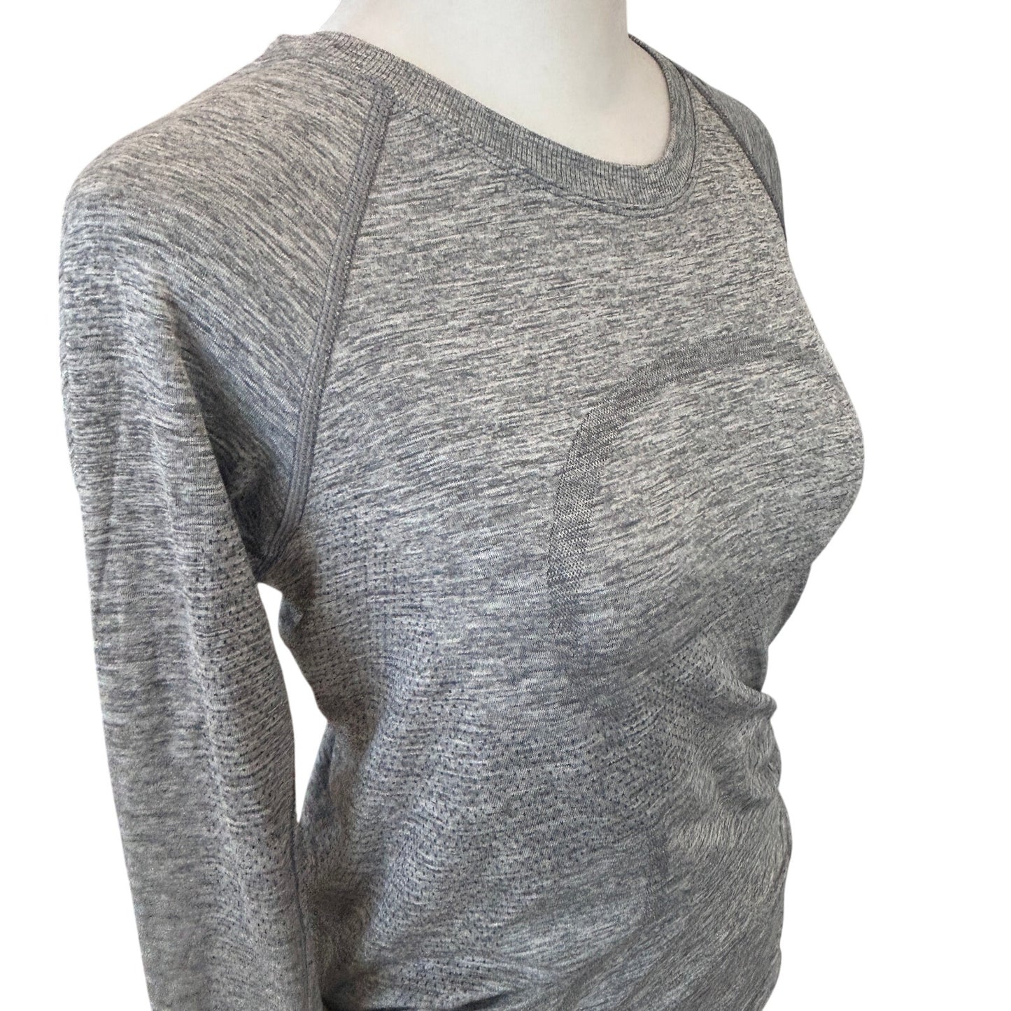 Lululemon Grey Swiftly Tech Long Sleeve Top Womens Size 6