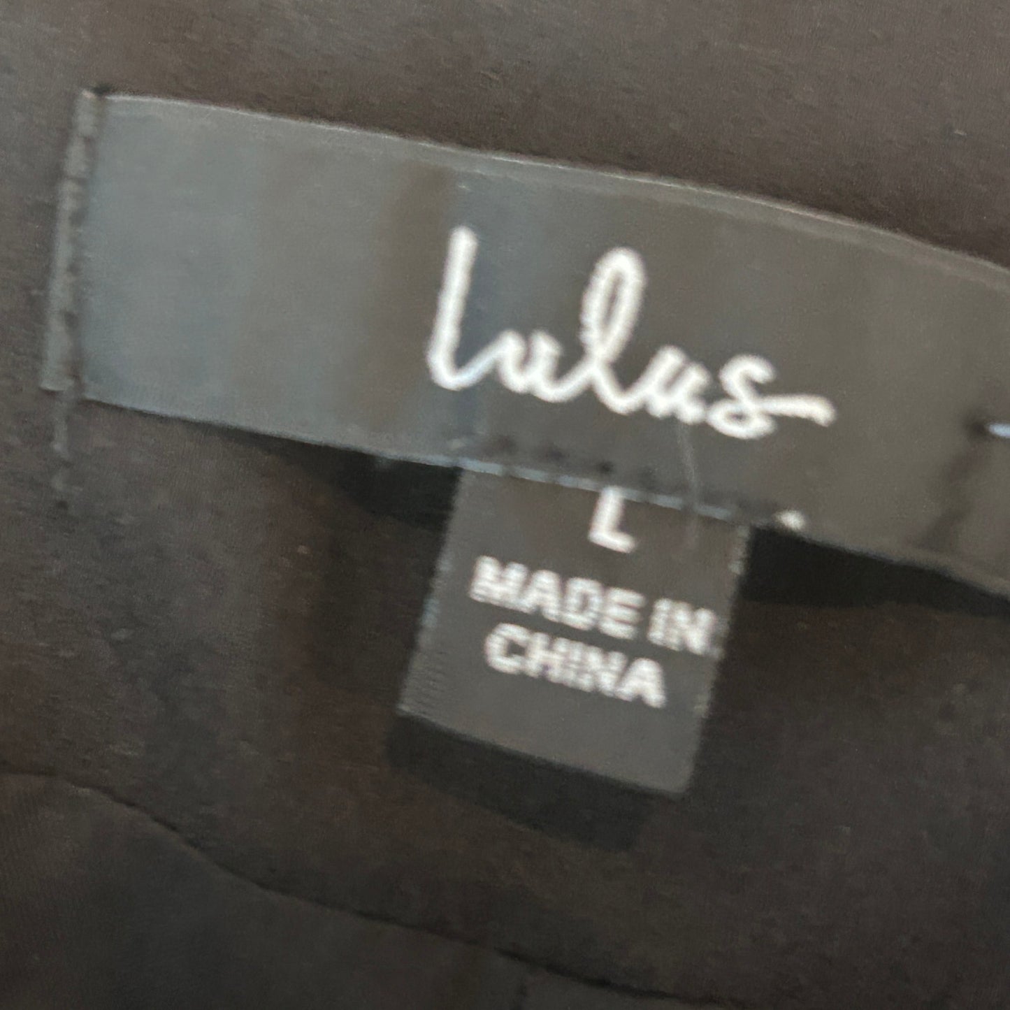 Lulus NWT Black Wide Leg Lined Trousers Pants Womens Size Large NEW