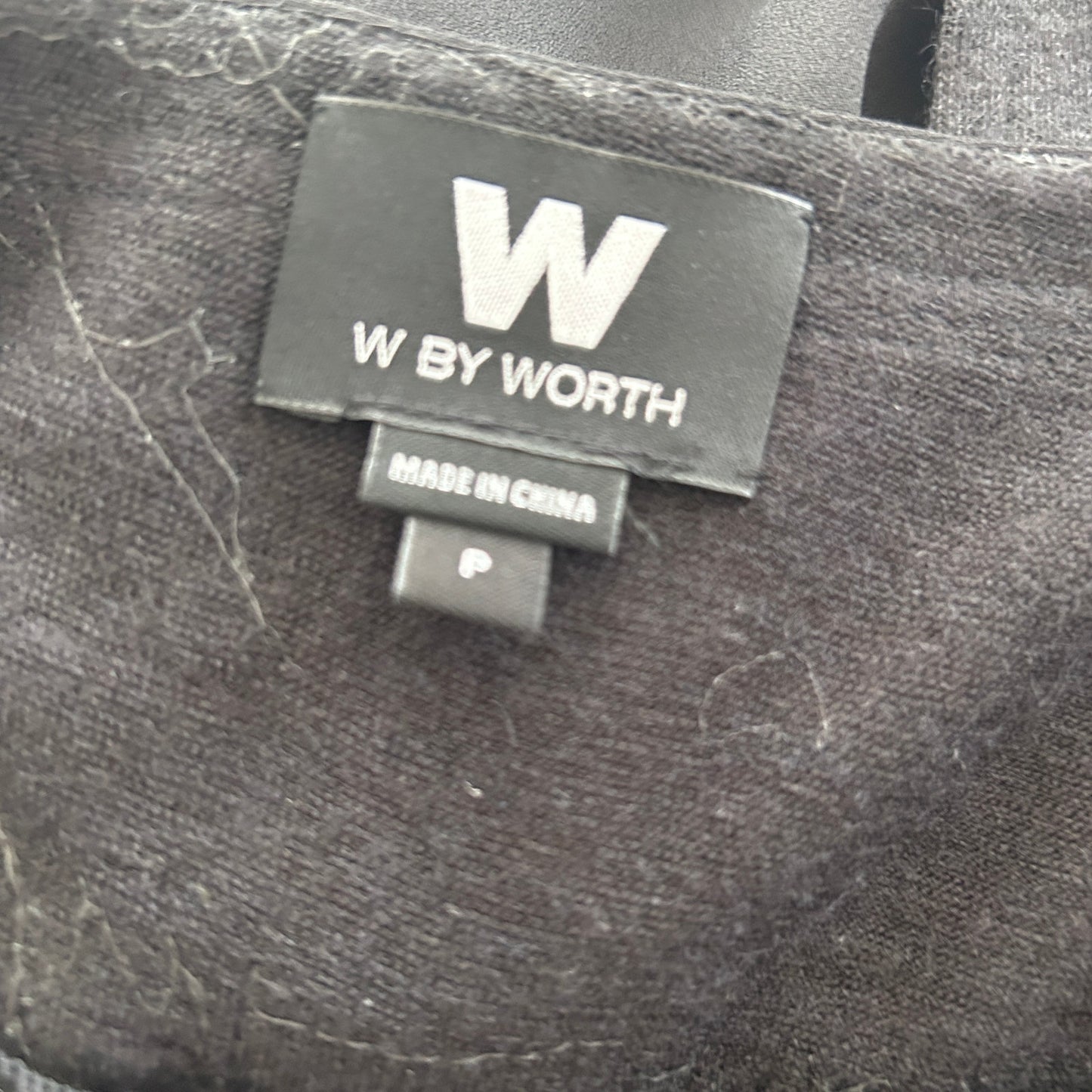W by Worth Black Sleeveless Sequined Sweater Tunic Top Classic Womens Size Small