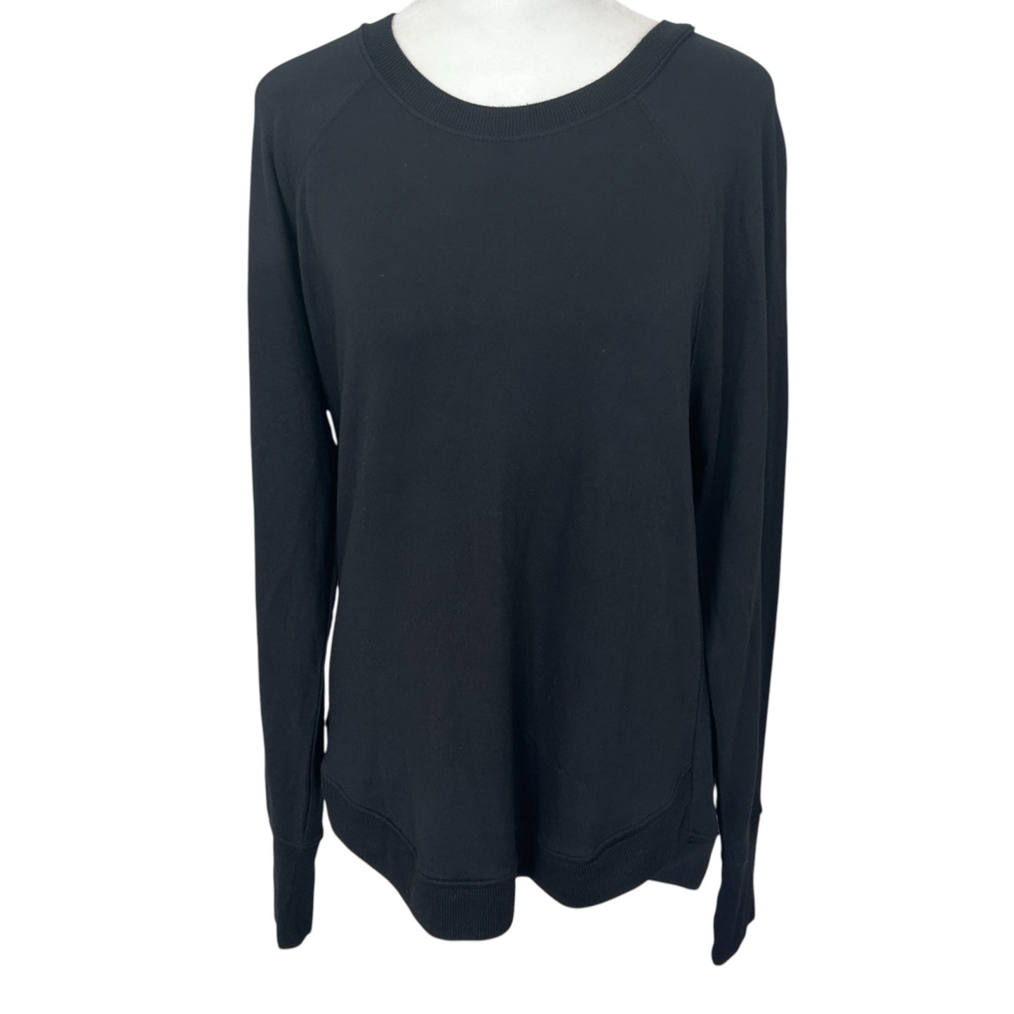 Athleta Black Mindset Pullover Sweatshirt Womens Size Medium