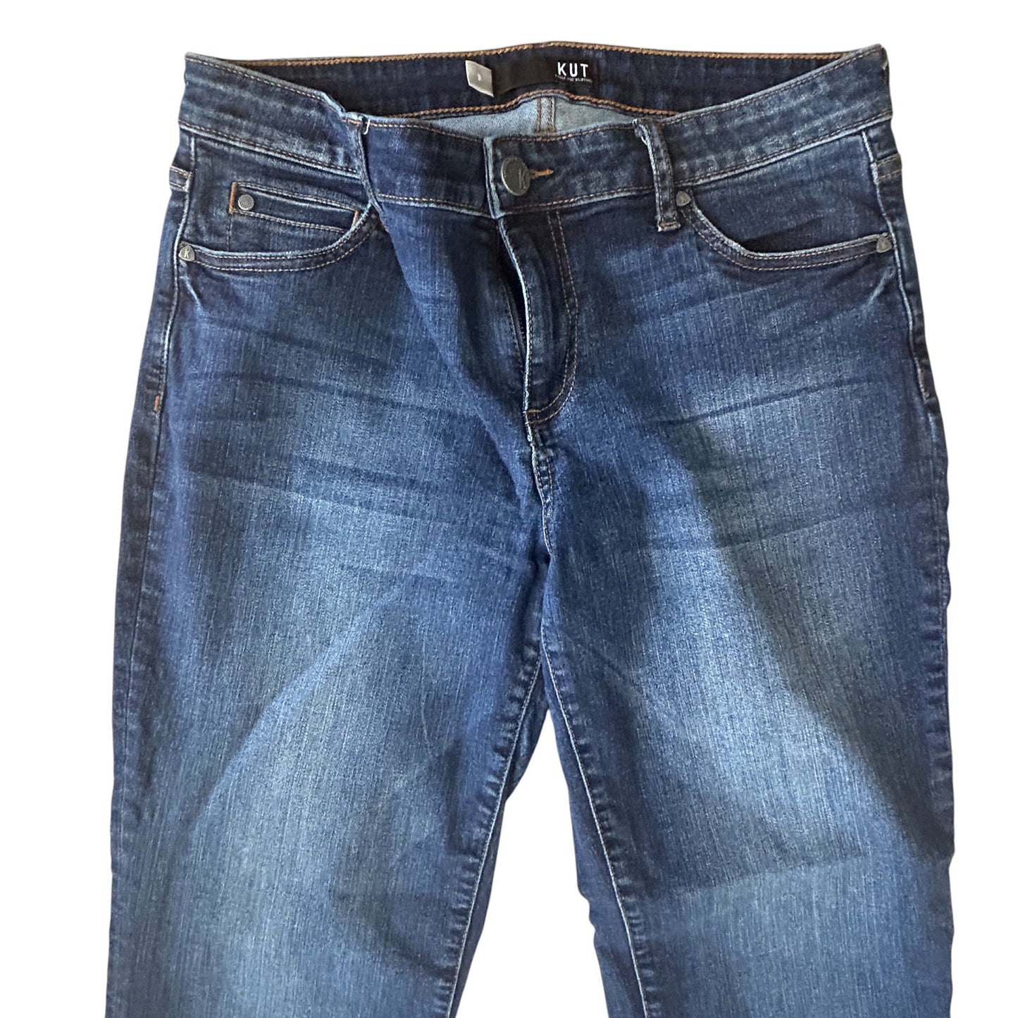 KUT from the Kloth Dark Wash Catherine Boyfriend Denim Jeans Womens Size 8