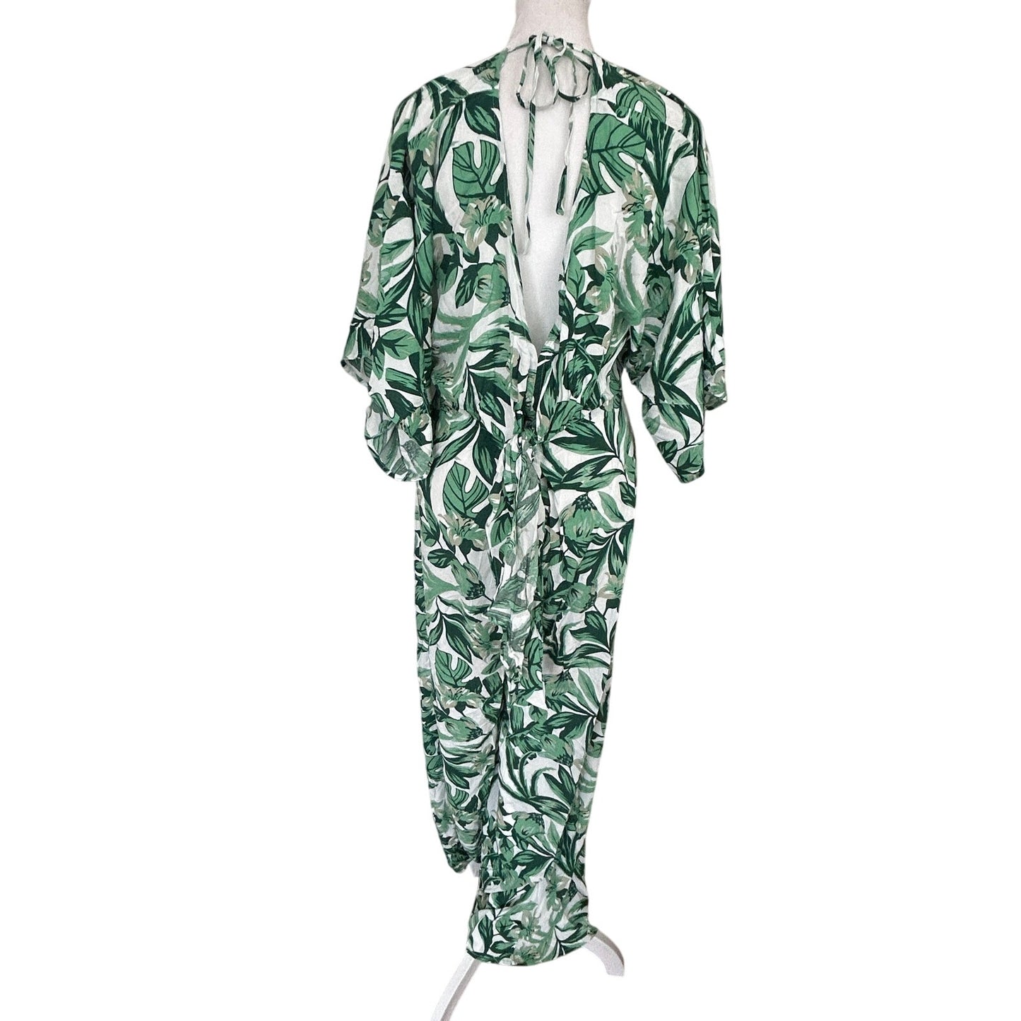 Baltic Born Green Floral Print Byron Jumpsuit Womens Size XL New With Tags
