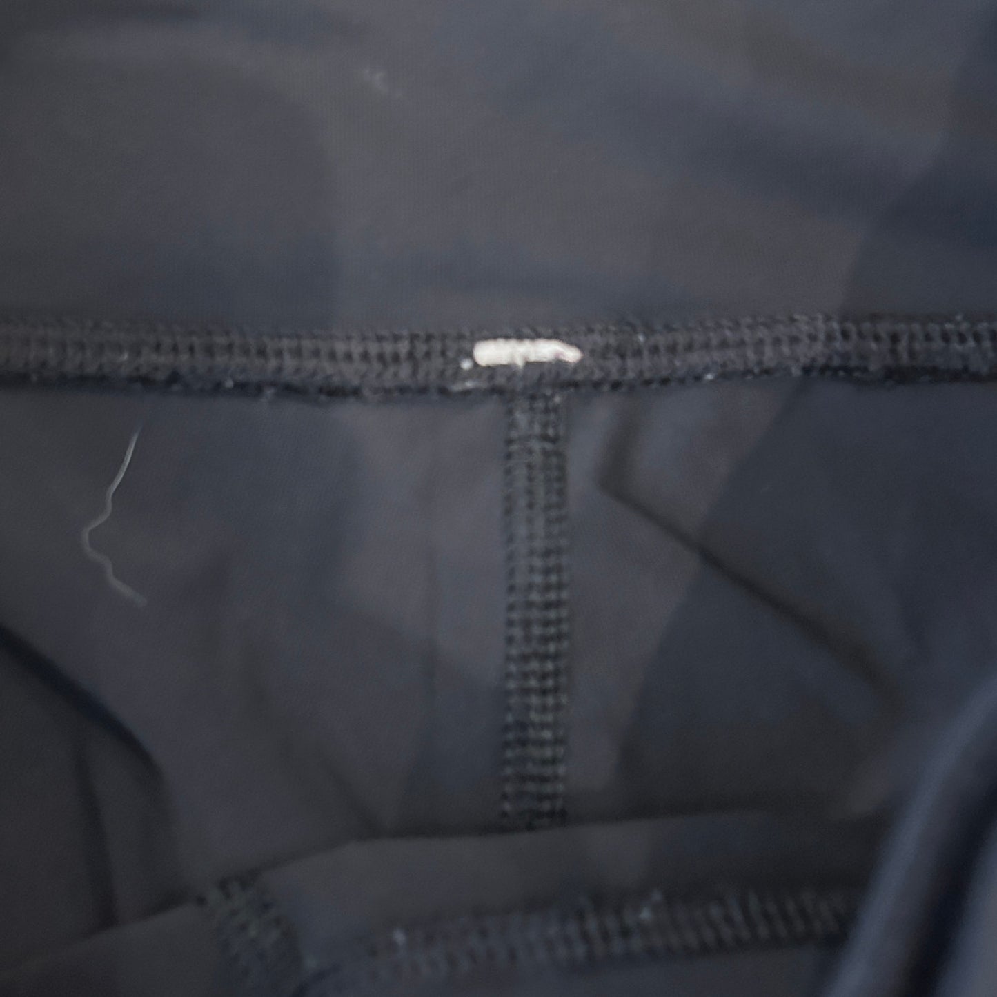 Lululemon Black 19" Cropped Leggings Side Ruching Womens Size 4