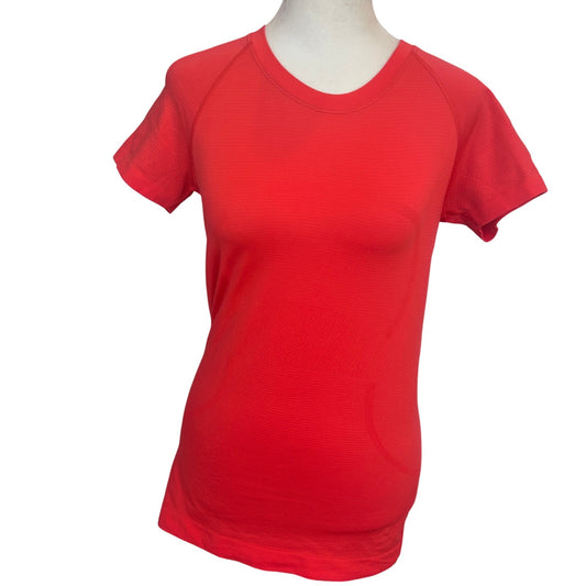 Lululemon Orange Swiftly Tech Short Sleeve 2.0 Women's Size 6