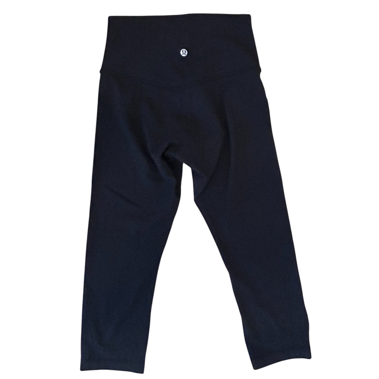 Lululemon Black Align High-Rise Crop Legging 21" Womens Size 4