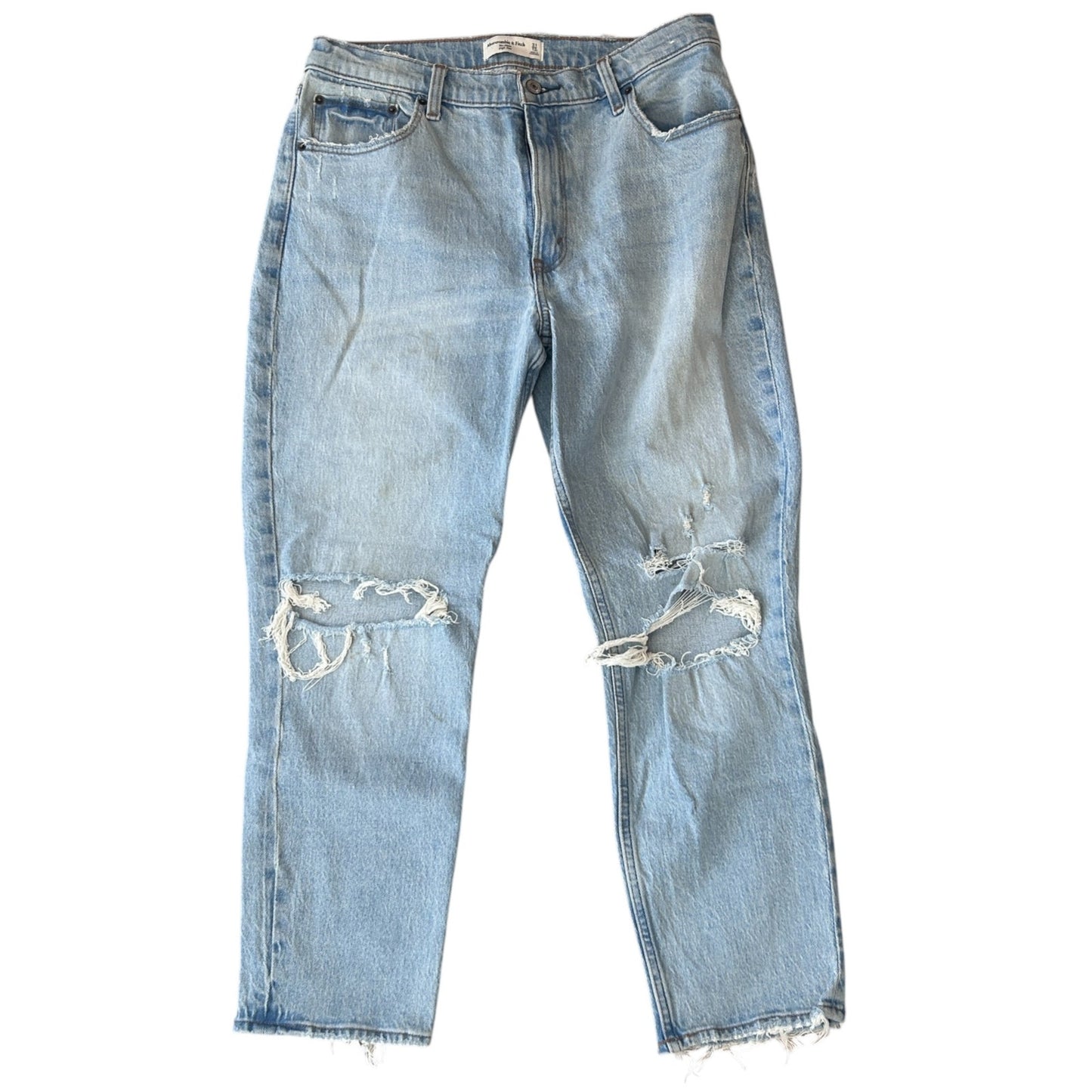Abercrombie & Fitch LOT 5 Pair of High Rise Denim Jeans Womens Size 31 / 12
