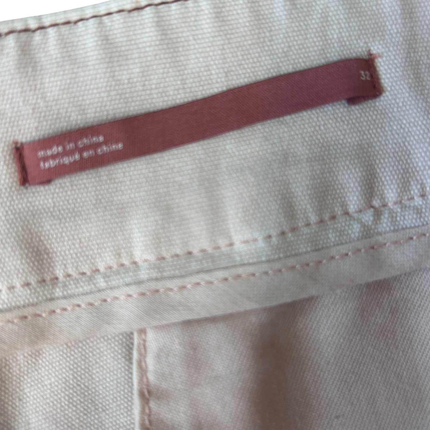 Pilcro Pale Light Pink Carpenter Style Wide Leg Pants Womens Size 32