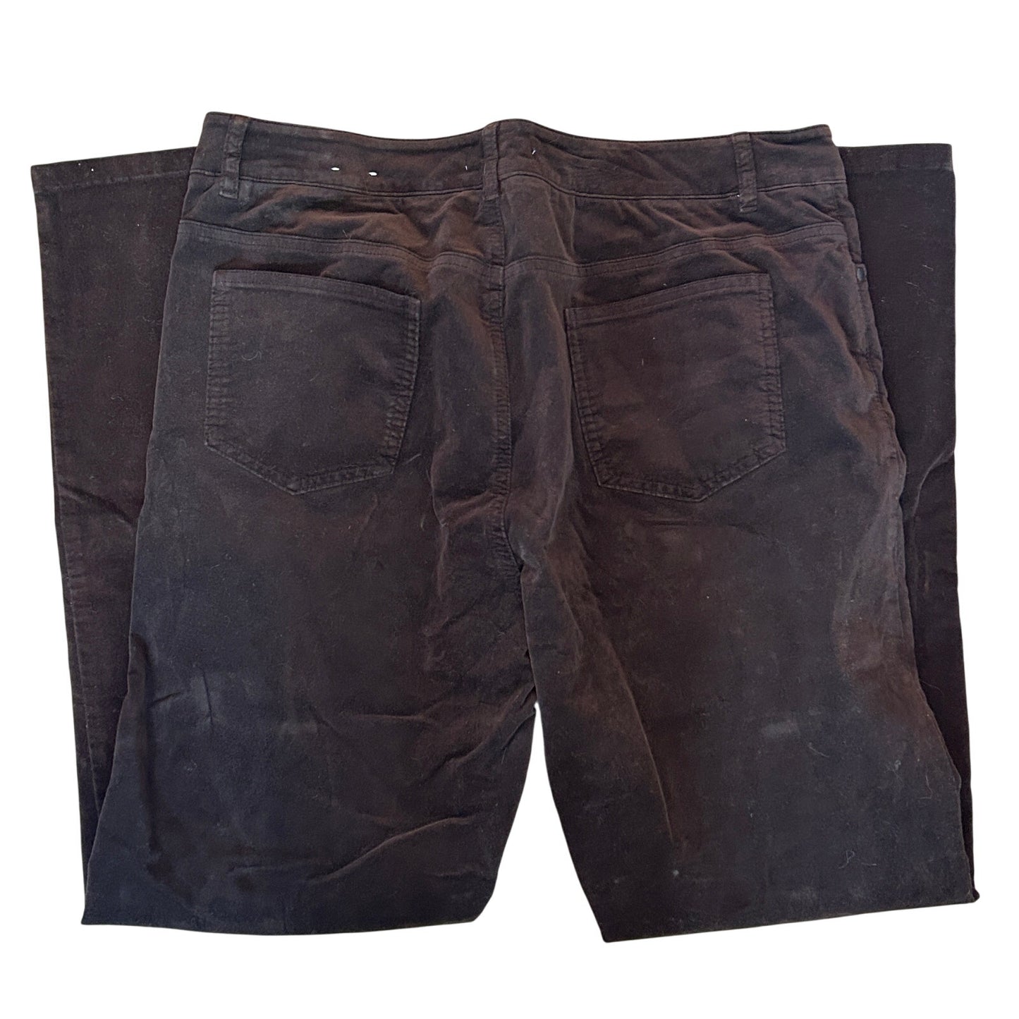 J. McLaughlin Brown Velvet Pants Womens Size 12