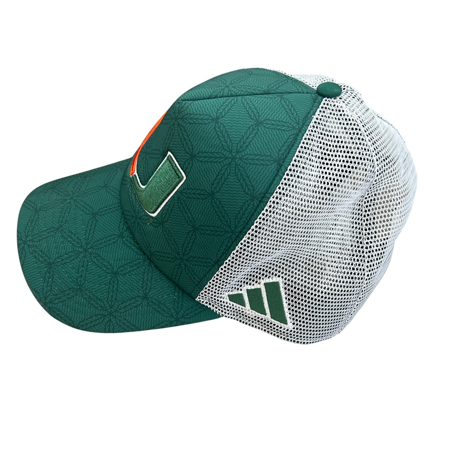 University of Miami Hurricanes Adidas Adjustable Baseball Hat
