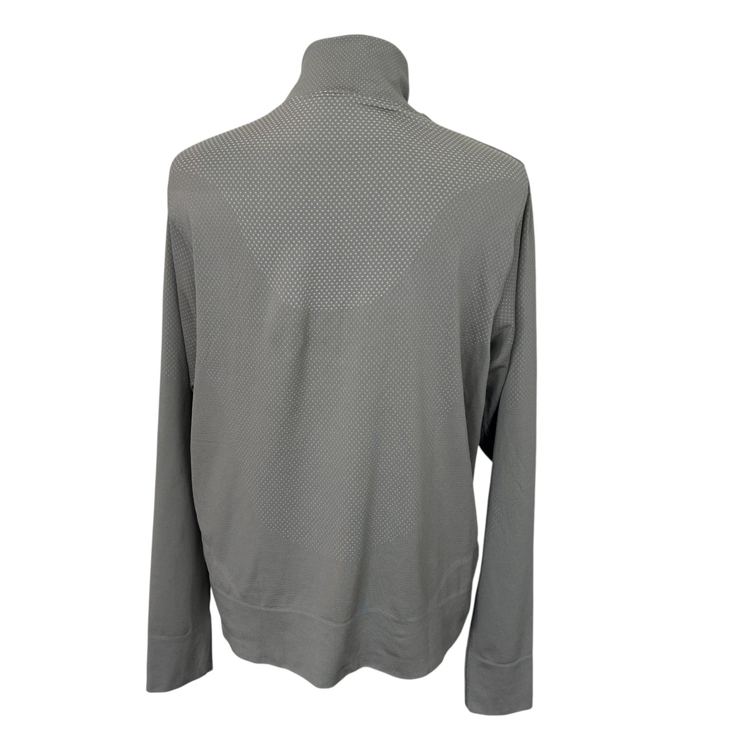 Lululemon Gull Gray Swiftly Relaxed 1/2 Zip Womens Size 8