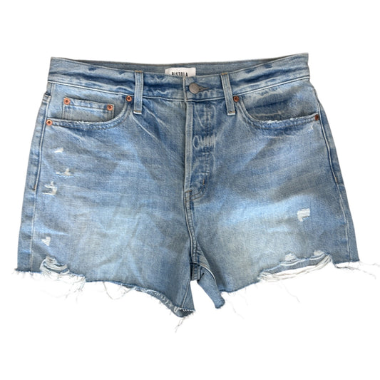 Pistola Light Wash Cut-Off Denim Shorts Button Fly Womens Size 29