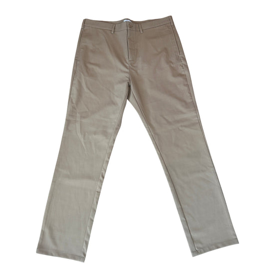 Baubax Brown Tan Merino Wool Blend Athletic Chino Pants Mens Size 38 x 32