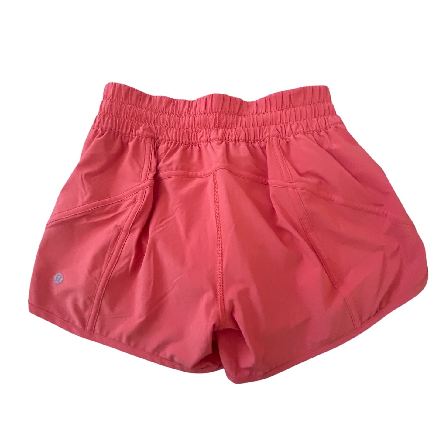 Lululemon Orange Tracker Short Womens Size 6