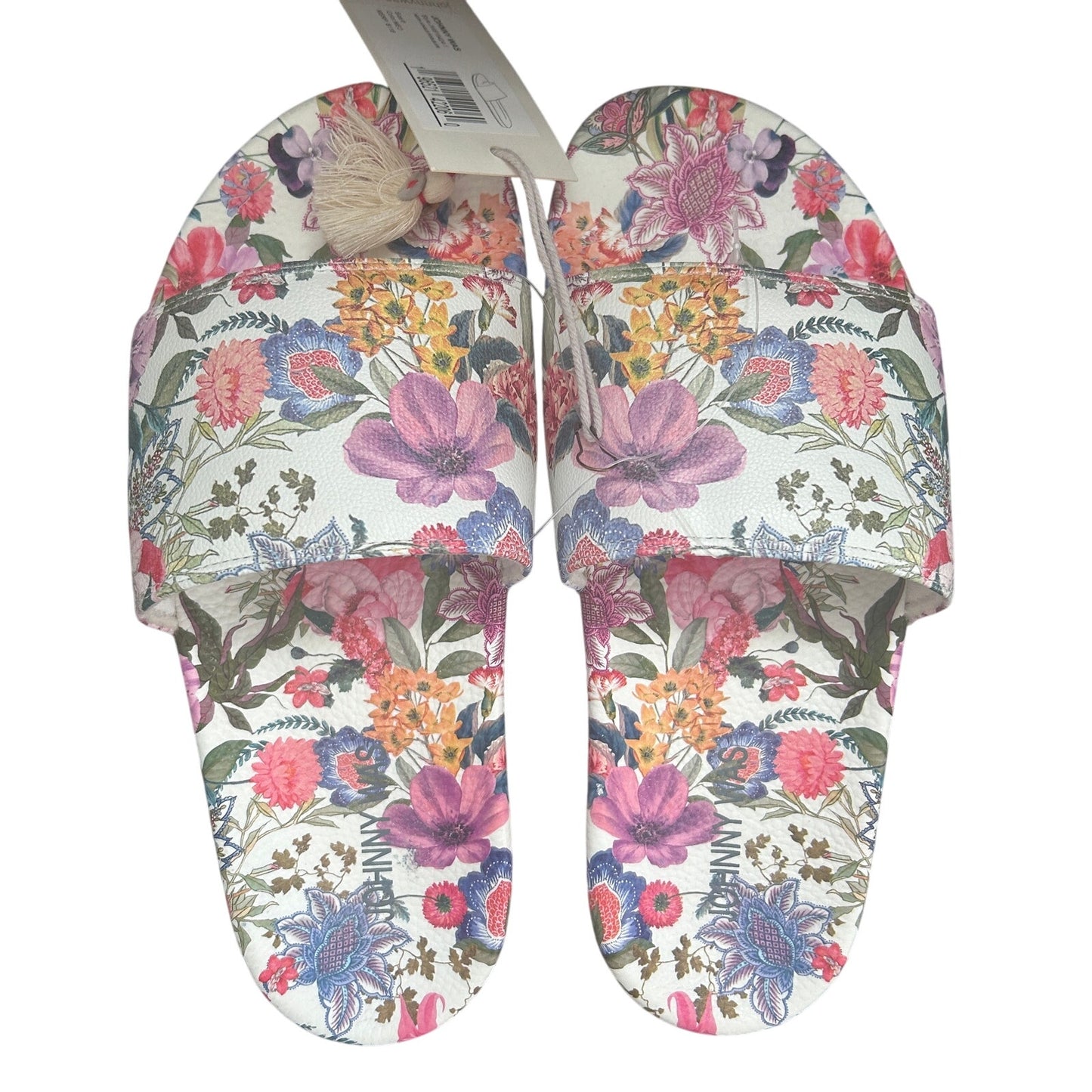 Johnny Was Neon Jungle Poolslide Pool Slides Sandals JWS19424-1 Size 8 NEW