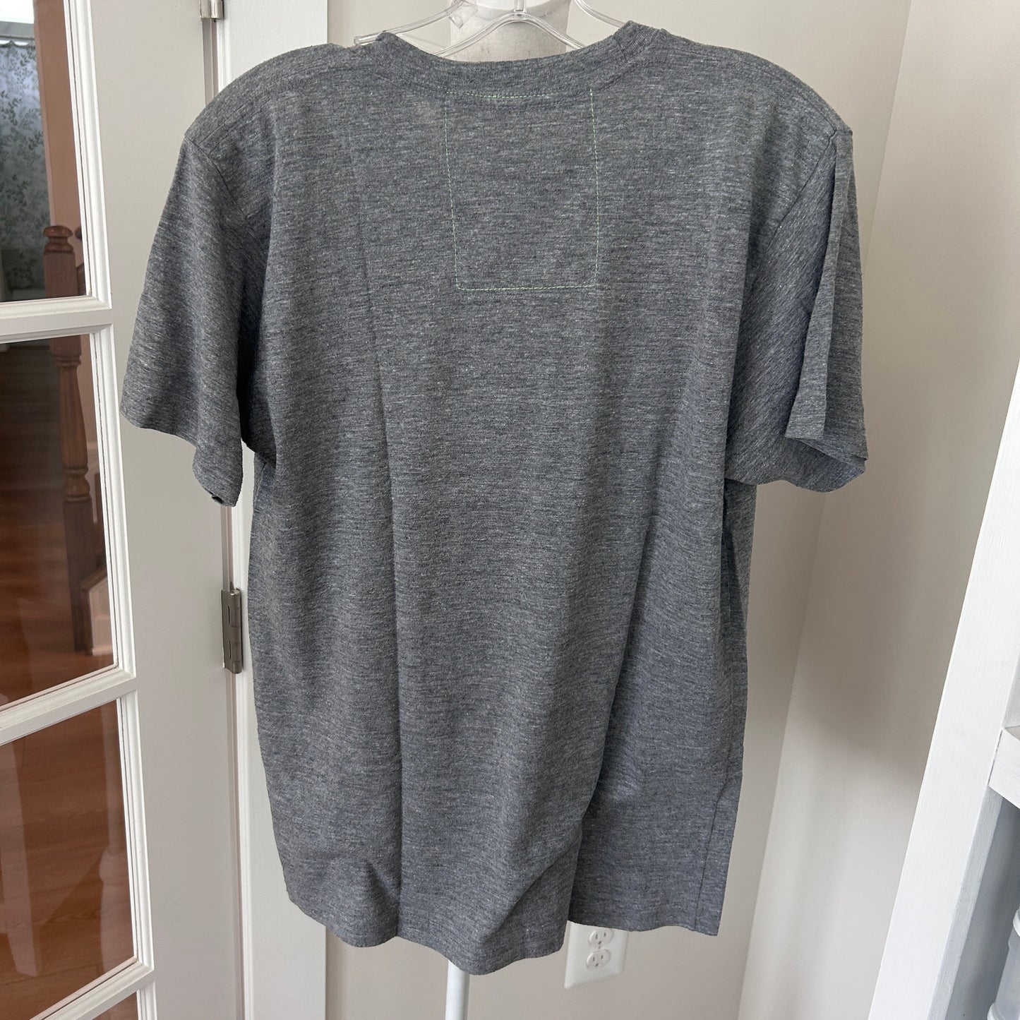 Aviator Nation Venice Surfer Tee Short Sleeve Heather Grey Mens Size Medium