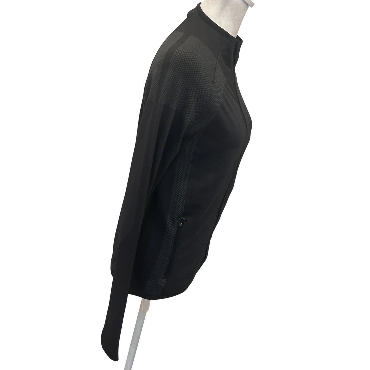 Lululemon Black For the Chill of It Full Zip Jacket Womens Size 10