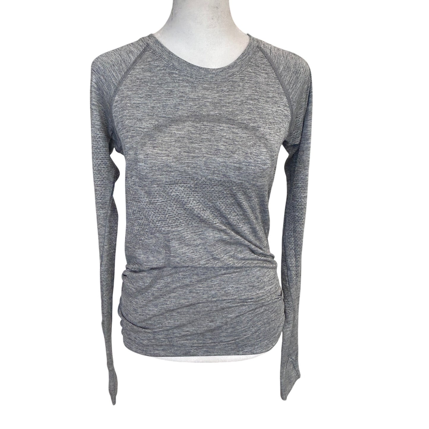 Lululemon Grey Swiftly Tech Long Sleeve Top Womens Size 6
