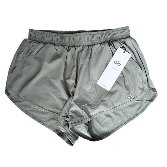 Alo Yoga NWT Dark Cactus Green Ivy League Dolphin Short Womens Size Small NEW