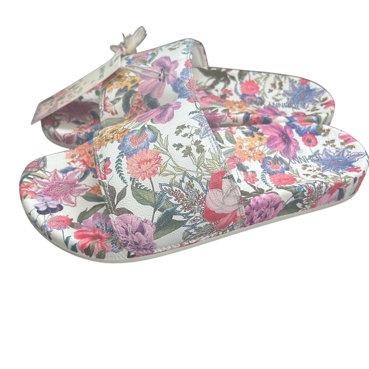 Johnny Was Neon Jungle Poolslide Pool Slides Sandals JWS19424-1 Size 8 NEW